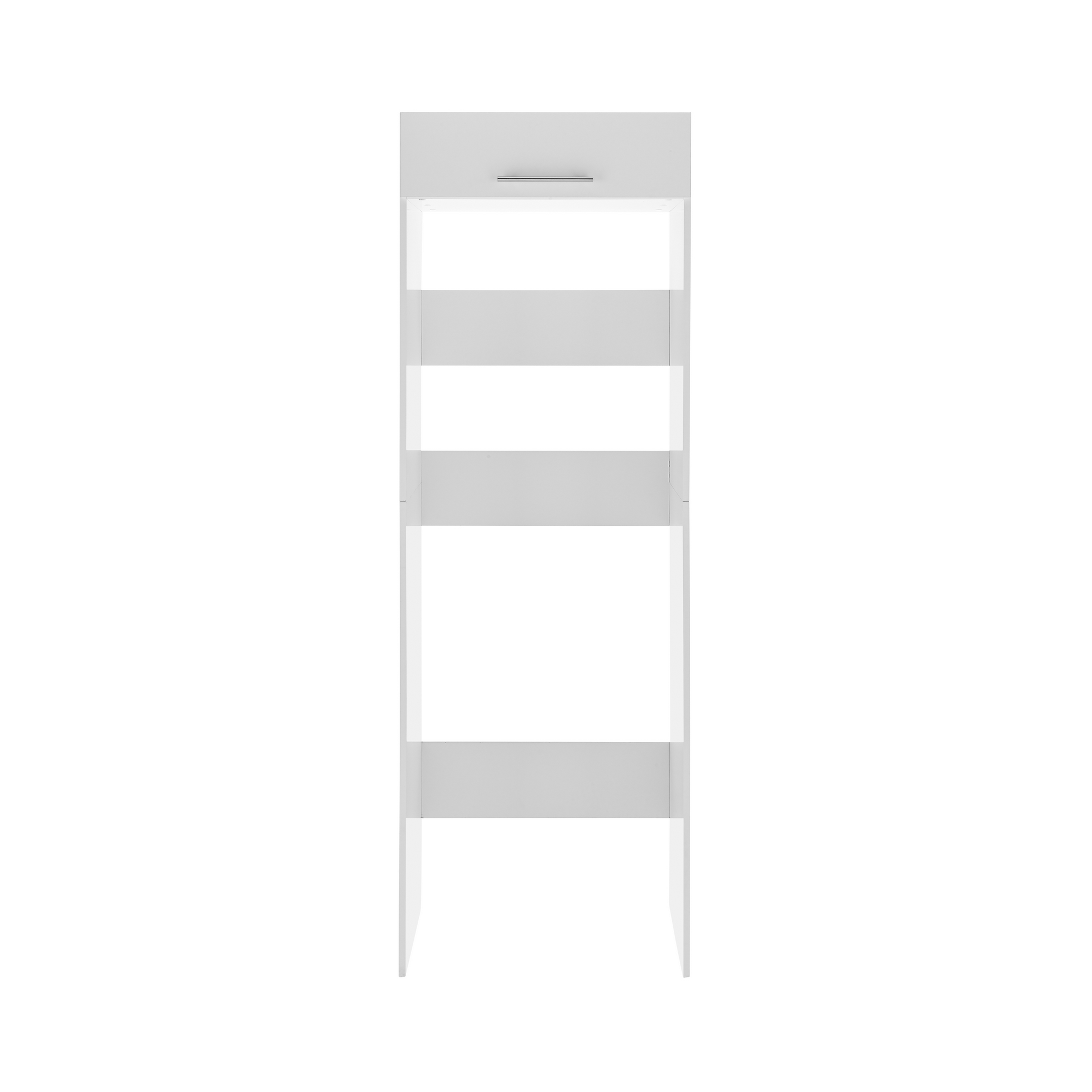 Waschmaschinenumbauschrank 'Clara 1' weiß matt 67,4 x 200 x 67,6 cm