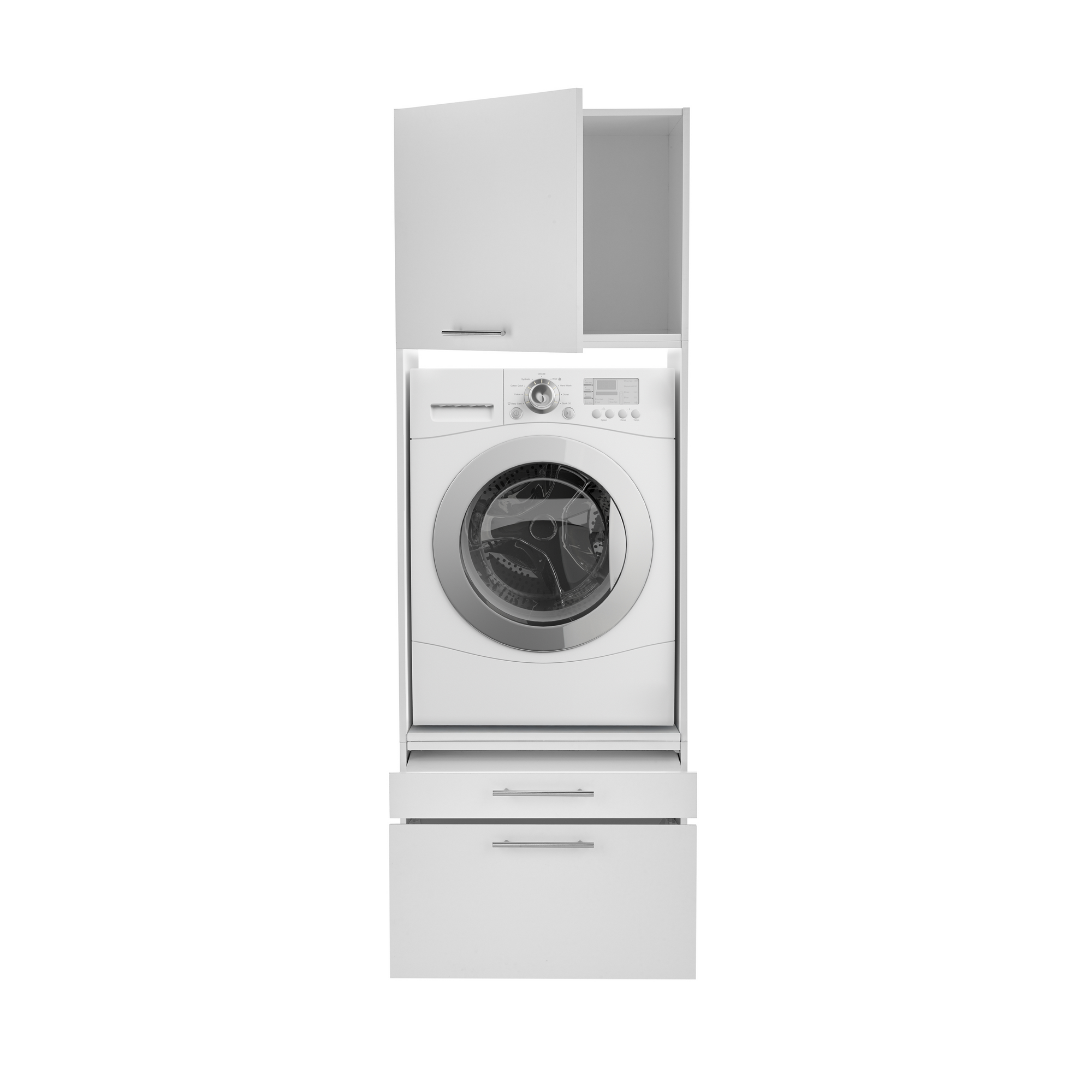 Hauswirtschaftsraum-Set 'Clara 14' weiß matt 234,8 x 200 x 67,6 cm