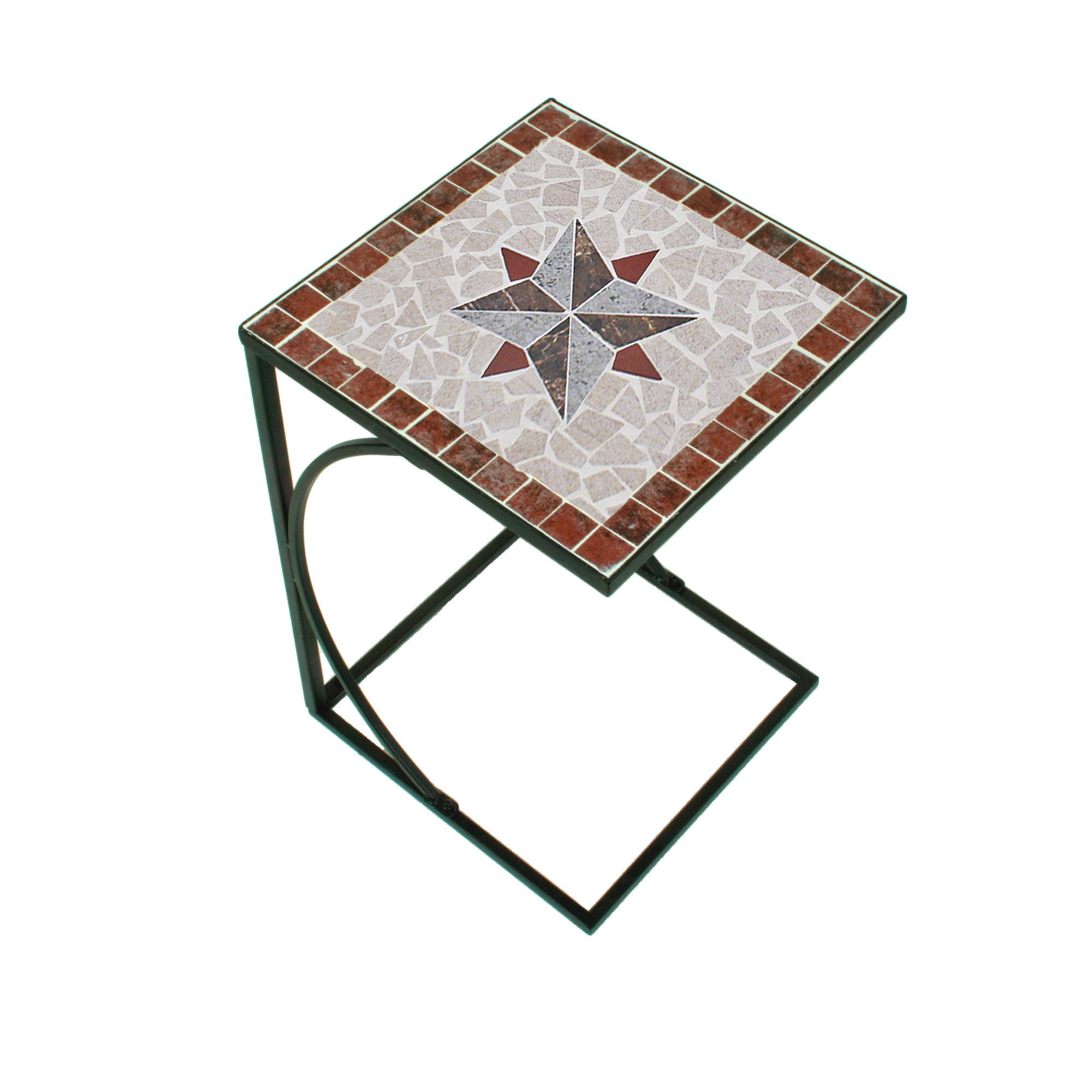 Gartentisch 'Amarillo' Stahl/Eisen 35 x 35 x 53 cm