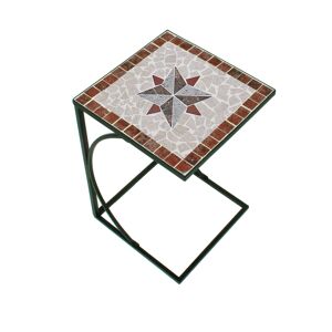 Gartentisch 'Amarillo' Stahl/Eisen 35 x 35 x 53 cm