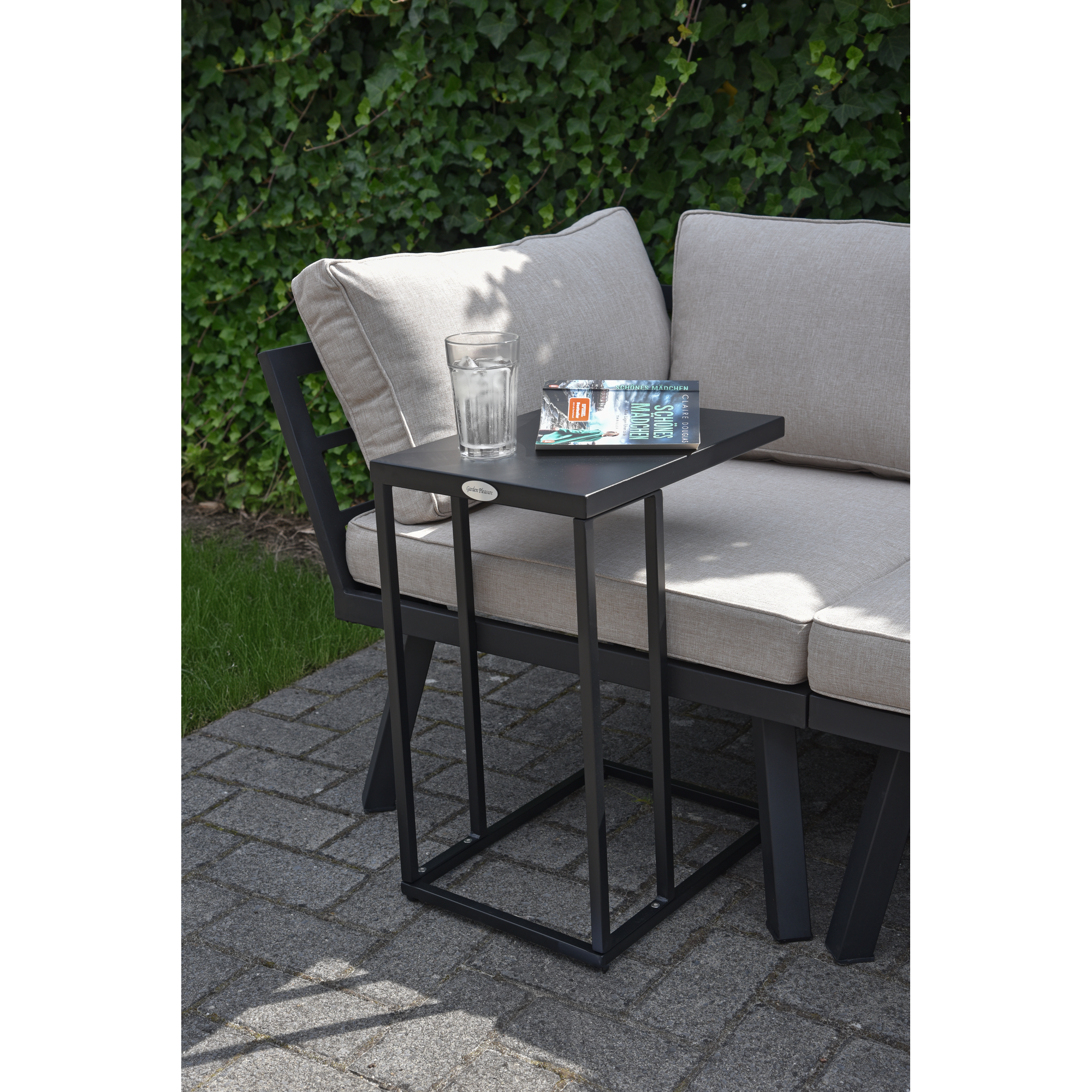 Beistelltisch 'Dorea' Stahl 43 x 30,5 x 56 cm