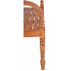 Gartenbank 'Moyo' 3-Sitzer Holz braun 55 x 90,5 x 150 cm