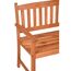 Gartenbank 'Promotion' 2-Sitzer Akazienholz braun 110 x 86 x 56 cm