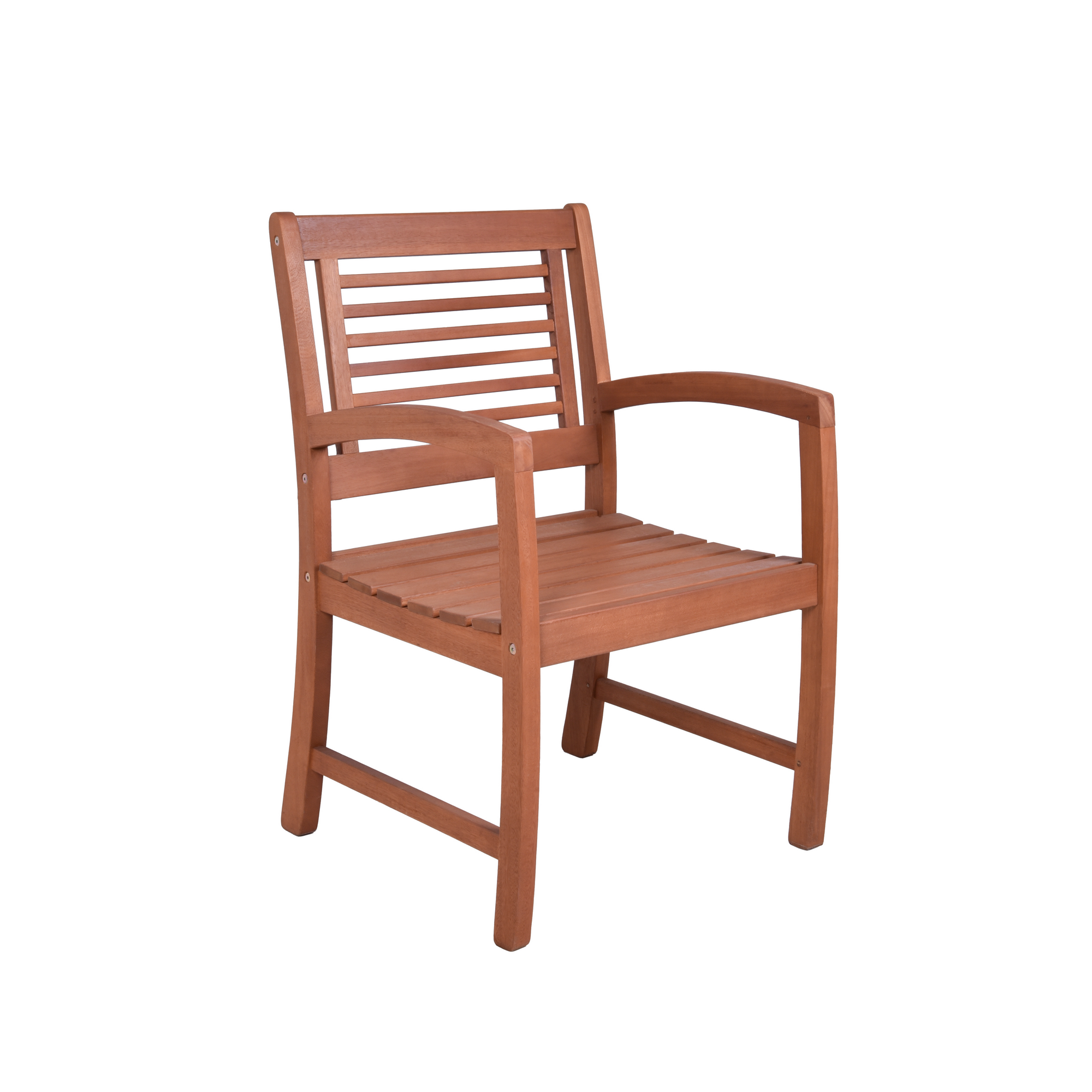 Gartensessel 'Madison' Eukalyptusholz braun 56 x 90 x 59 cm