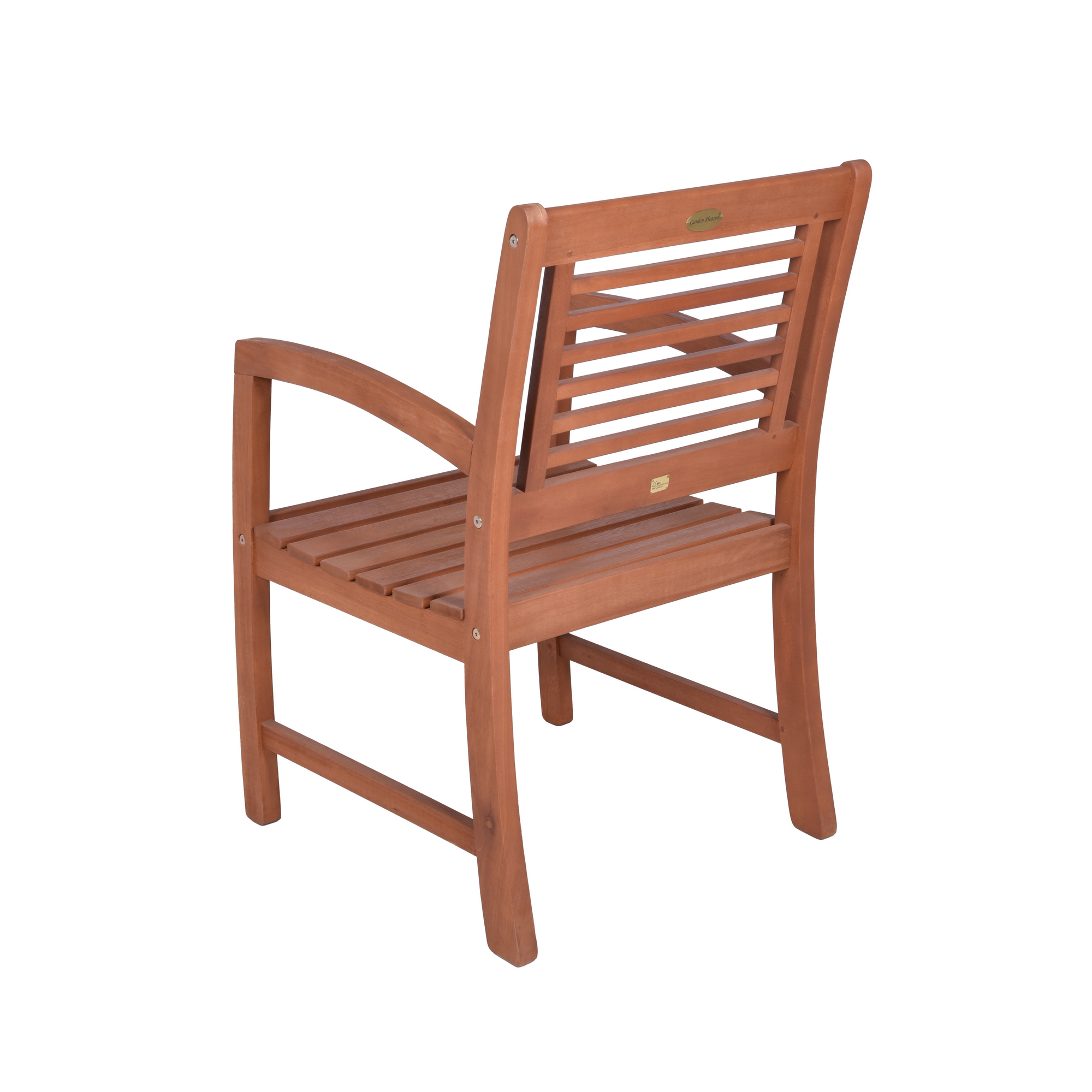 Gartensessel 'Madison' Eukalyptusholz braun 56 x 90 x 59 cm