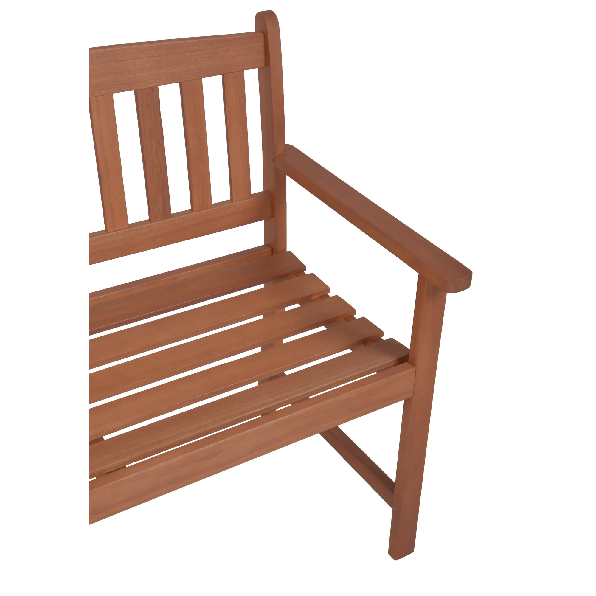 Gartenbank 'Promotion' 2-Sitzer Eukalyptusholz braun 110 x 86 x 56,5 cm