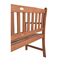 Gartenbank 'Promotion' 2-Sitzer Eukalyptusholz braun 110 x 86 x 56,5 cm