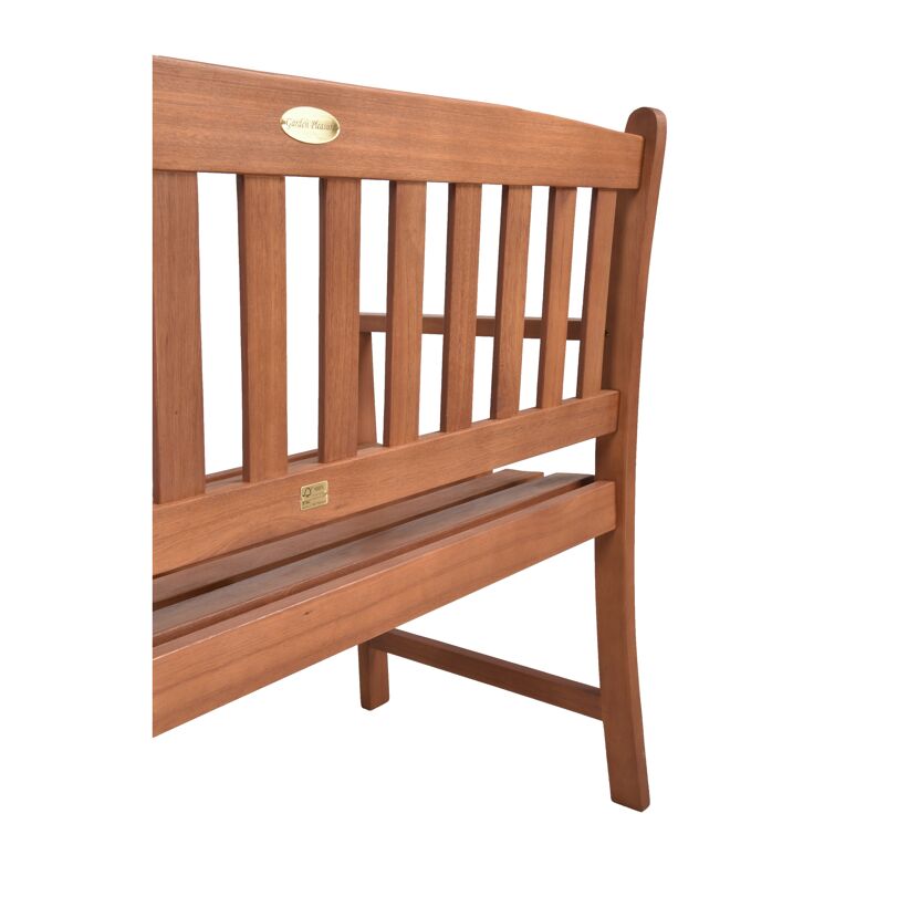 Gartenbank 'Promotion' 2-Sitzer Eukalyptusholz braun 110 x 86 x 56,5 cm