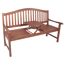 Gartenbank 'Phuket' 3-Sitzer Eukalyptusholz braun 63 x 105 x 150 cm