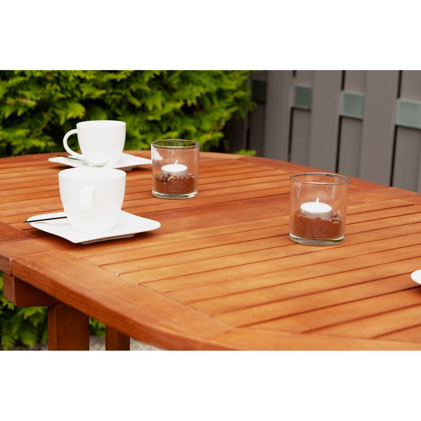 Gartentisch 'Baltimore' klappbar Eukalyptusholz 120 x 70 x 73 cm