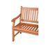 Gartenbank 'New Jersey' 3-Sitzer Eukalyptusholz braun 158 x 90 x 68 cm