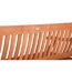 Gartenbank 'New Jersey' 3-Sitzer Eukalyptusholz braun 158 x 90 x 68 cm