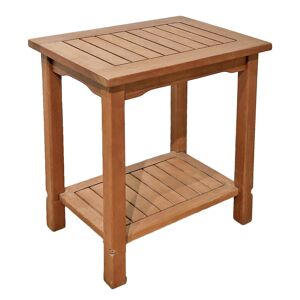 Gartentisch 'Santa Cruz' Eukalyptusholz 50 x 35 x 50 cm