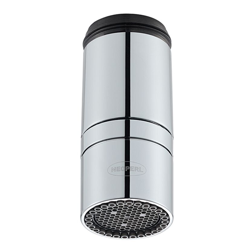 Umstellstrahlregler M22/M24 5,7 l/min mit ausfahrbarem Kugelgelenk
