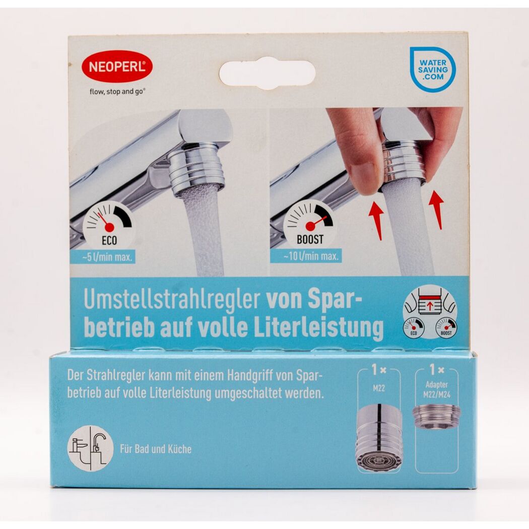 Wassersparer 'Ecobooster' M22/M24 5/10 l/min