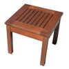 Beistelltisch 'Sonora' Eukalyptusholz 40 x 40 x 35 cm