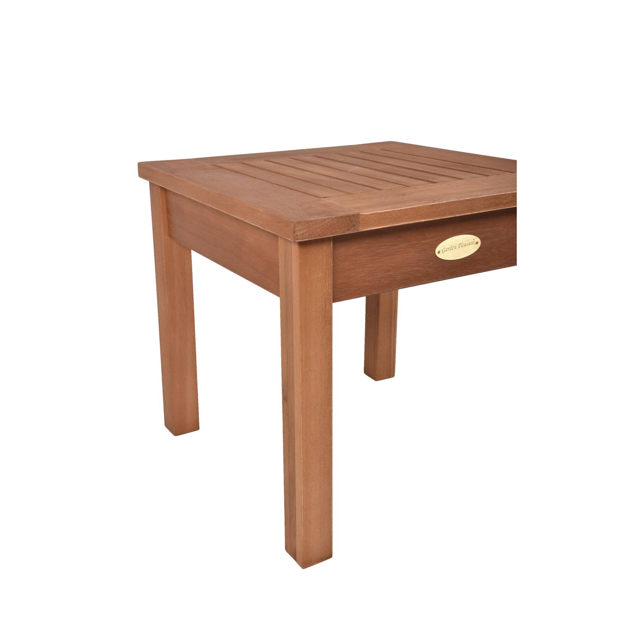 Beistelltisch 'Sonora' Eukalyptusholz 40 x 40 x 37 cm