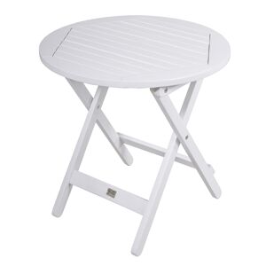 Beistelltisch 'Mesa' Eukalyptusholz Ø 50 x 50 cm