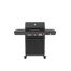 Gasgrill 'Key West' mit Turbozone anthrazit/schwarz 128 x 117 x 54 cm