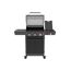 Gasgrill 'Key West' mit Turbozone anthrazit/schwarz 128 x 117 x 54 cm