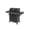 Gasgrill 'Key West' mit Turbozone anthrazit/schwarz 138 x 117 x 54 cm