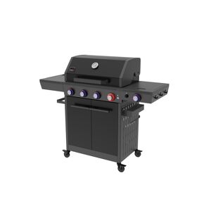 Gasgrill 'Key West' mit Turbozone anthrazit/schwarz 138 x 117 x 54 cm