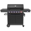 Gasgrill 'Key West' mit Turbozone anthrazit/schwarz 150 x 117 x 56 cm