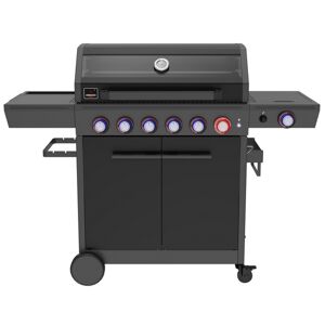 Gasgrill 'Key West' mit Turbozone anthrazit/schwarz 150 x 117 x 56 cm