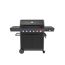 Gasgrill 'Key West' mit Turbozone anthrazit/schwarz 150 x 117 x 56 cm