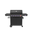 Gasgrill 'Key West' mit Turbozone anthrazit/schwarz 150 x 117 x 56 cm