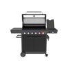 Gasgrill 'Key West' mit Turbozone anthrazit/schwarz 150 x 117 x 56 cm