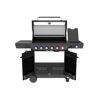 Gasgrill 'Key West' mit Turbozone anthrazit/schwarz 150 x 117 x 56 cm