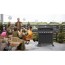 Gasgrill 'Key West' mit Turbozone anthrazit/schwarz 150 x 117 x 56 cm