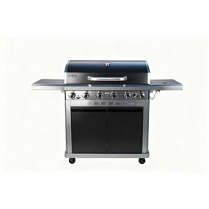 Gasgrill 'Detroit' silbern/schwarz 158,5 x 114 x 53,5 cm
