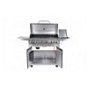 Gasgrill 'Detroit' silbern/schwarz 158,5 x 114 x 53,5 cm