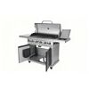 Gasgrill 'Detroit' silbern/schwarz 158,5 x 114 x 53,5 cm