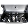 Gasgrill 'Detroit' silbern/schwarz 158,5 x 114 x 53,5 cm