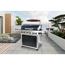 Gasgrill 'Detroit' silbern/schwarz 158,5 x 114 x 53,5 cm