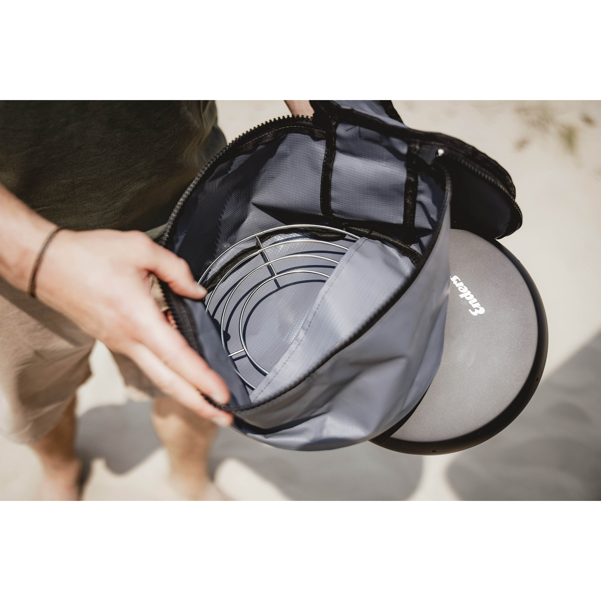 Aufbewahrungstasche grau für Backofen 'Vamo'