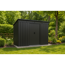 Gerätehaus 'Pent Shed Skylight' Metall anthrazit 260 x 205 x 195 cm
