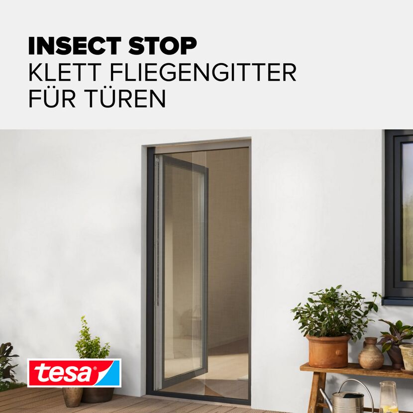 Klett Türfliegengitter 'Standard' weiß 2 x 65 x 220 cm