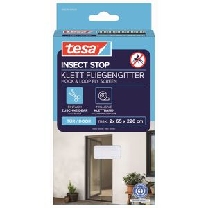 Klett Türfliegengitter 'Standard' weiß 2 x 65 x 220 cm