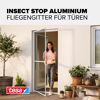 Türfliegengitter 'Comfort' Aluminium Rahmen weiß 100 x 220 cm