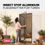 Türfliegengitter 'Comfort' Aluminium Rahmen anthrazit 100 x 220 cm