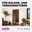 Türfliegengitter 'Comfort' Aluminium Rahmen anthrazit 100 x 220 cm