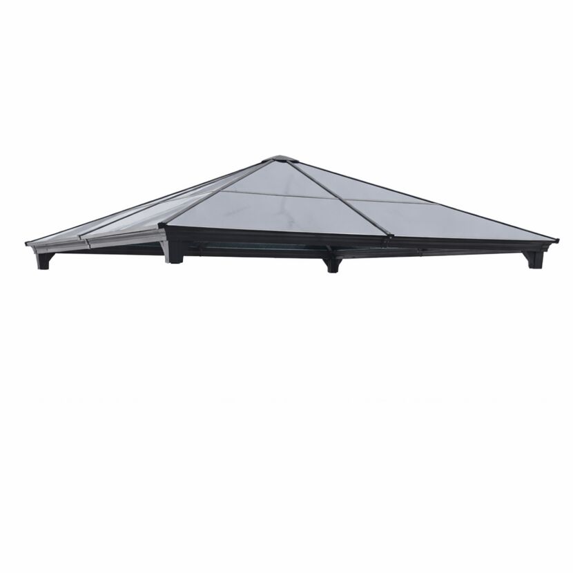 Ersatzdach-Platten für Pavillon, 16-teilig, anthrazit