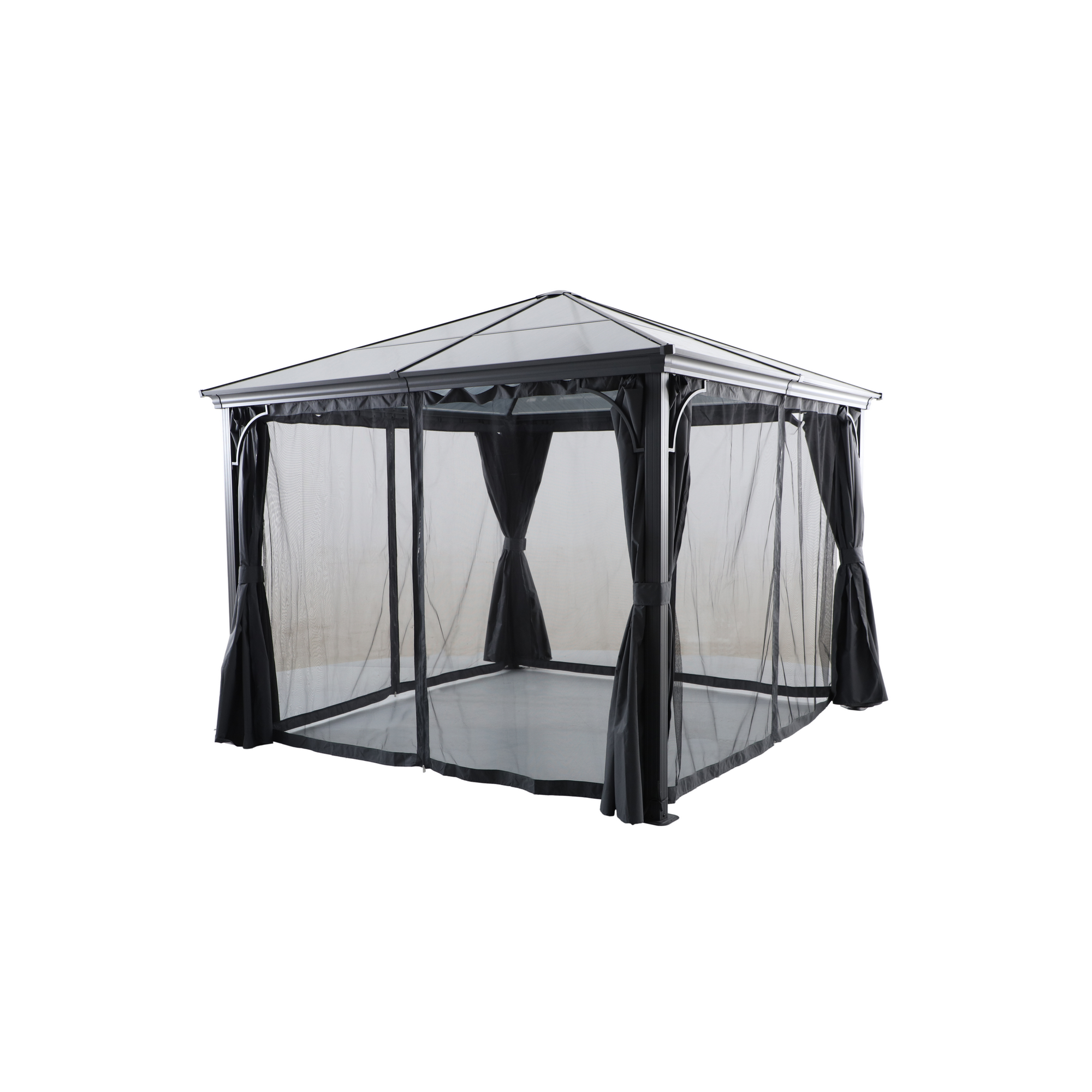 Seitenwand anthrazit für Pavillon 265 x 192 cm