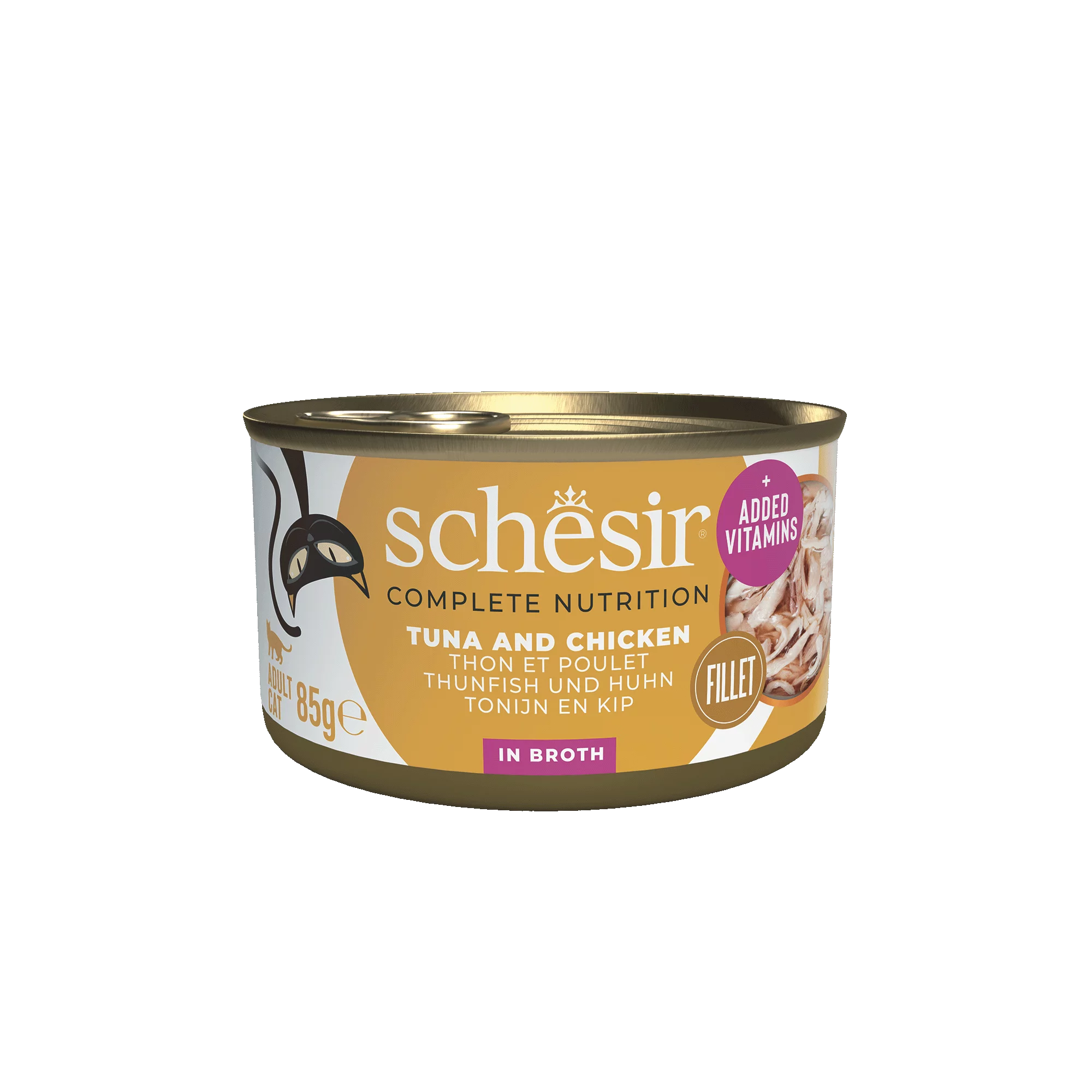Katzenfutter Thunfisch Huhn in Brühe 85 g
