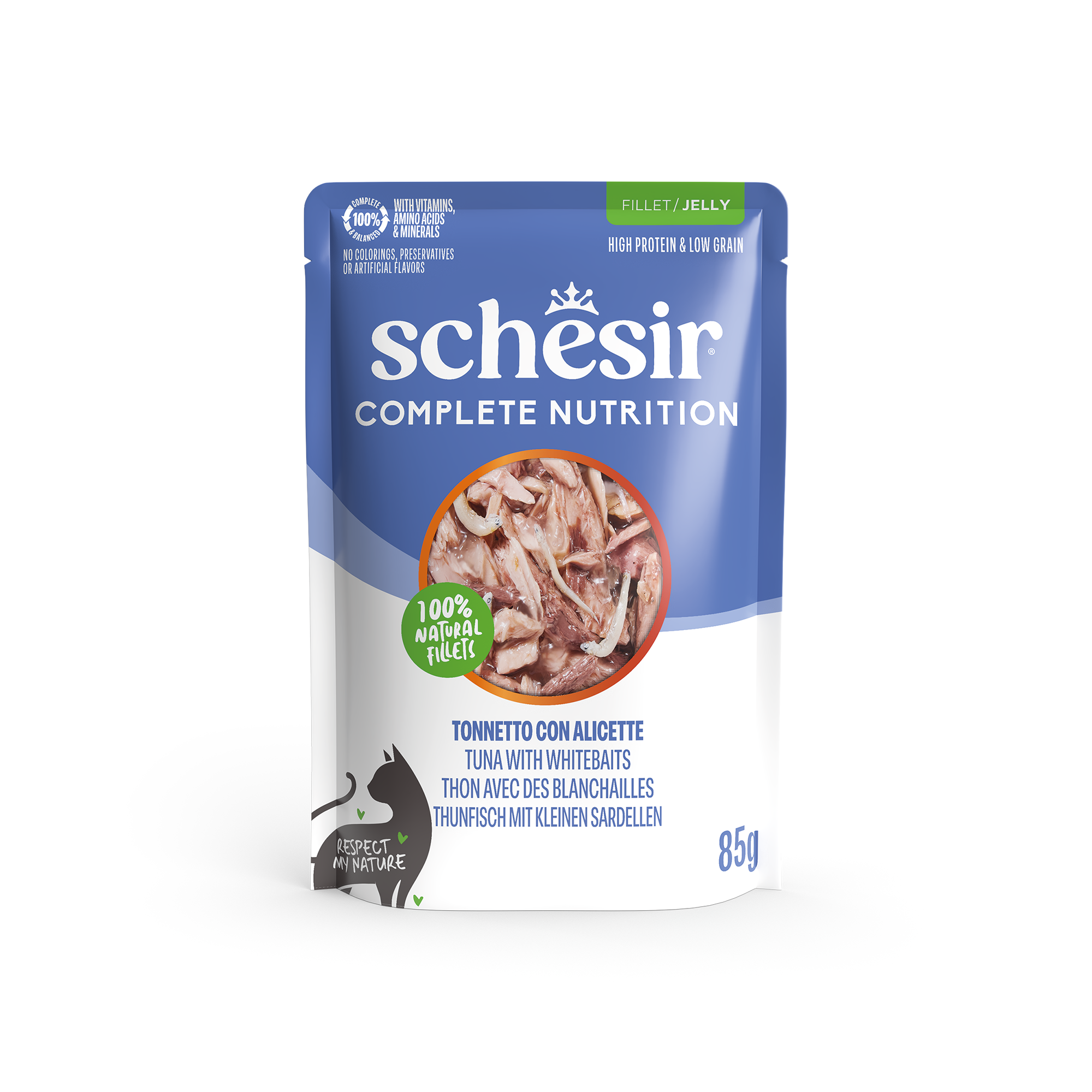 Katzenfutter Thunfisch Sardellen in Jelly 85 g