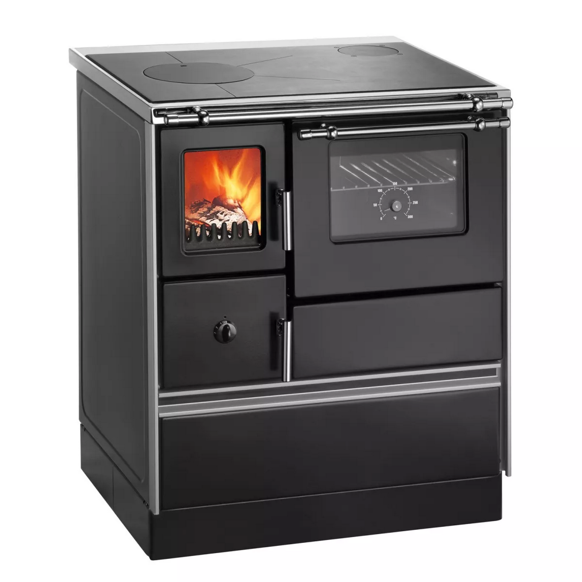 Landhausherd 'K 176 F/A-70' rechts schwarz 7,6 kW